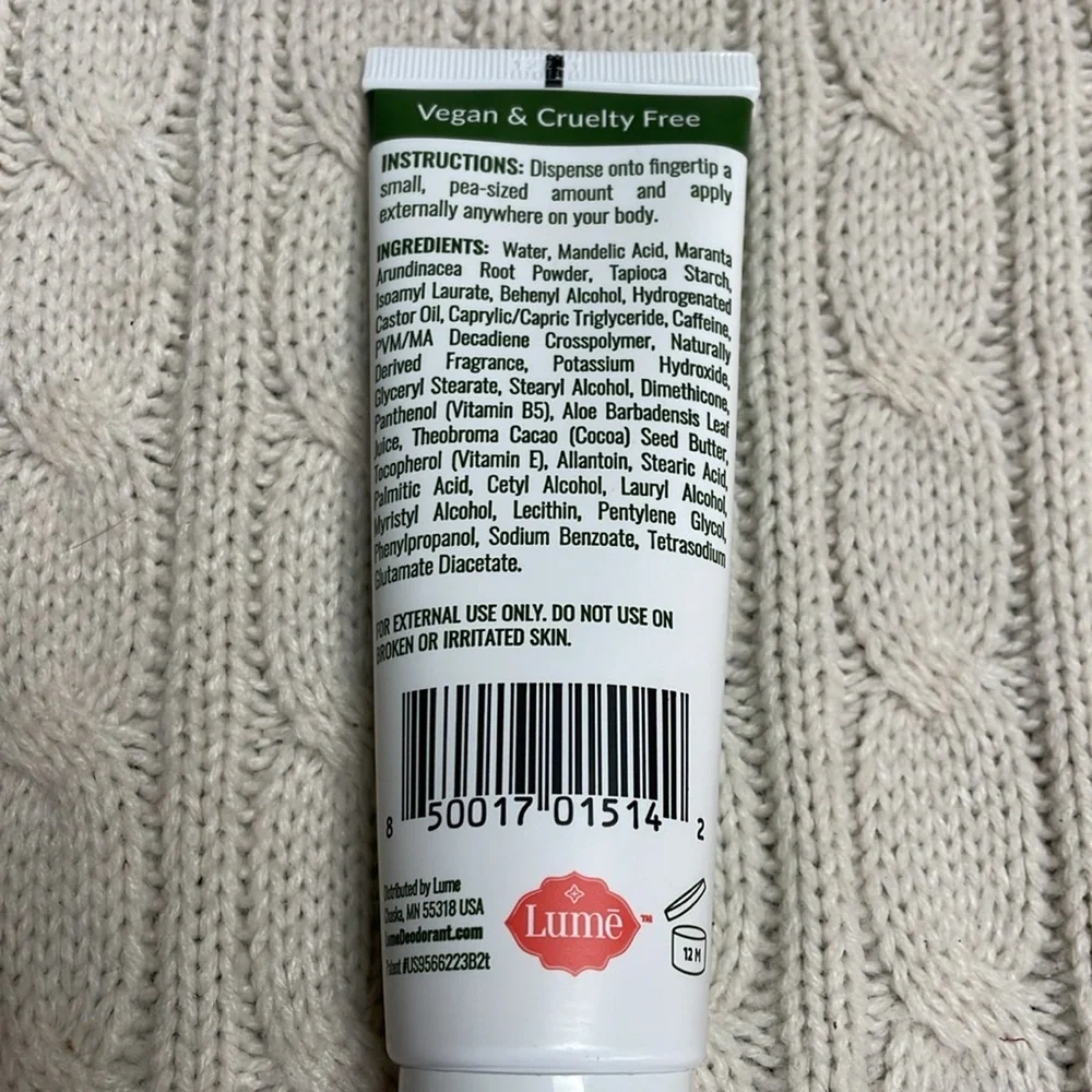 NWT Lume Bay Rum Deodorant 3oz Discontinued underarms/private parts/whole body